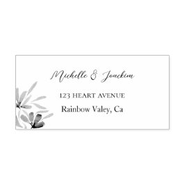 Artistieke Waterverf bloemenillustratie Zelfinktende Stempel