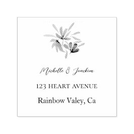 Artistieke Waterverf bloemenillustratie Zelfinktende Stempel