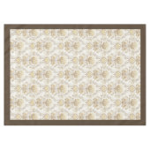 Artistieke Waterverf Damask Flowing  Patterns Tafelkleed (Voorkant (Horizontaal))