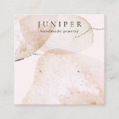 Artistieke Waterverf die juwelenvertoning verdient Vierkante Visitekaartje (Voorkant)