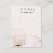 Artistieke Waterverf die juwelenvertoning verdient Visitekaartje (Voorkant)