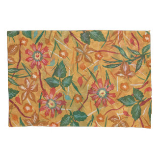 Artistieke Waterverf Flowers: kleurrijke achtergro Kussensloop