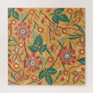 Artistieke Waterverf Flowers: kleurrijke achtergro Legpuzzel