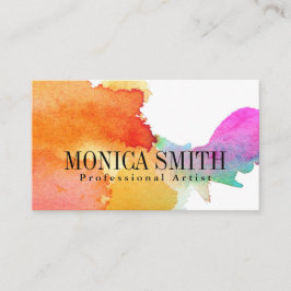 Artistieke Waterverf na schilderen Visitekaartje z