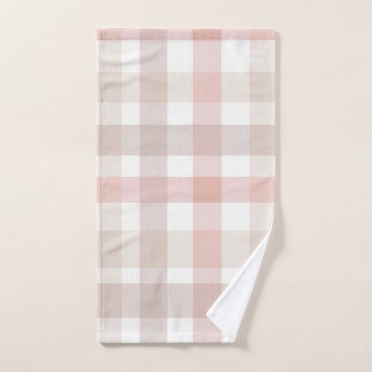 Artistieke waterverf pastel handdoek – Zachte cade (Handdoek)