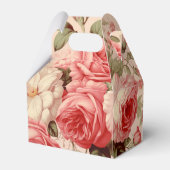 Artistieke Waterverf Roze rozen Bedankdoosjes (Achterkant)