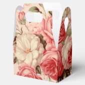 Artistieke Waterverf Roze rozen Bedankdoosjes (Geopend)