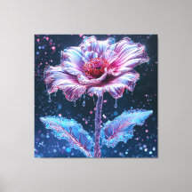 Artistieke weergave van een bloem