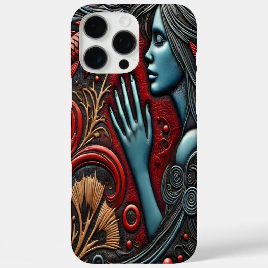 Artistieke weergave van een serene waterscène Case-Mate iPhone case (Achterkant)