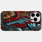 Artistieke weergave van een serene waterscène Case-Mate iPhone case (Achterkant (horizontaal))