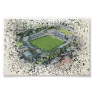 Artistieke weergave van Lord's Cricket Ground, Lon Foto Afdruk