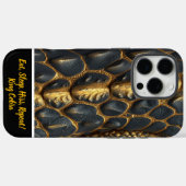 Artistieke weergave van slangenhuidtexturen Case-Mate iPhone case (Achterkant (horizontaal))
