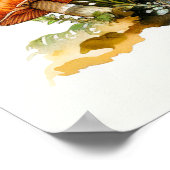 Artistieke Wild Psychedelic Mushroom Illustratie Poster (Hoek)