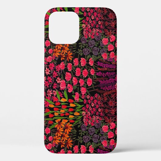 Artistieke Wildbloemen: Hand-getrokken bloemenpatr Case-Mate iPhone Case (Achterkant)