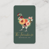 Artistieke wilde bloemen en Greenery Boerderij Ros Visitekaartje (Voorkant)