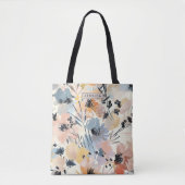 Artistieke Wildflowers Canvas tas (Voorkant)