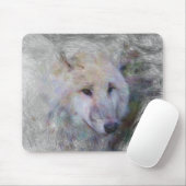 artistieke wolf muismat (Met muis)