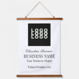 Artistieke zakenwereld met hangende wandtekenbreke hangend wandkleed