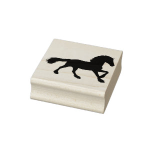 artistieke zegel van de paardenhengst rubberstempel