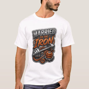 Artistieke Zilver VERKAAKT AAN HET IJZER Citat Shi T-shirt