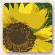 Artistieke zonnebloem Grote gele bloem