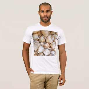 Artistieke zwarte bovenkunst met knoflook t-shirt