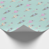 artistieke zwembad cadeaupapier (Hoek)