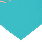 Artistieke zwemmers korte tafelloper (Hoek)