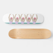 Artistieke zwemmers | Kunst voor synchrone zwemmin Persoonlijk Skateboard (Horizontaal)