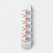 Artistieke zwemmers | Kunst voor synchrone zwemmin Persoonlijk Skateboard (Voorkant)