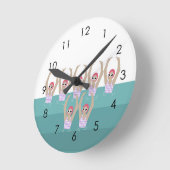 Artistieke zwemmers | Kunst voor synchrone zwemmin Ronde Klok (Hoek)