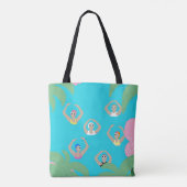Artistieke zwemmers | Kunstmatige zwemillustratie Tote Bag (Achterkant)