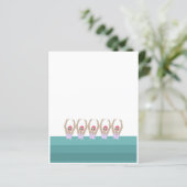 Artistieke zwemmers | Synchroon zwempapier (Staand voorkant)