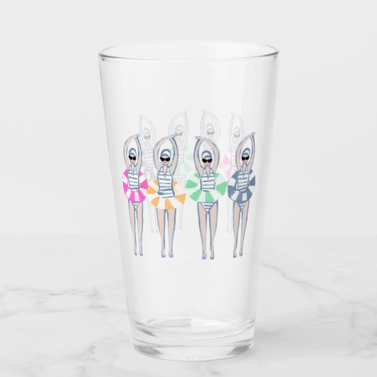  artistieke zwemzwemzwemmers zwemglas glas (Voorkant)