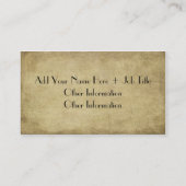 Artistisch, elegant, waterblik, tuinkleding, 3 visitekaartje (Achterkant)