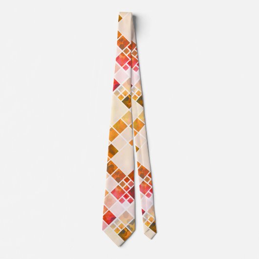 Artistisch gecheckt Stropdas hartpatroon (Voorkant)