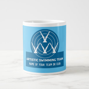 Artistisch gesynchroniseerd zwemclubteam T-Shirt Grote Koffiekop
