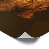 Artistisch Golden Old Wereldkaart Poster (Hoek)