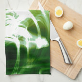 "Artistisch groen" Theedoek (Quarter Fold)