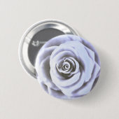 Artistisch groot Bleek blauw Roos Ronde Button 5,7 Cm (Voorkant /achterkant)