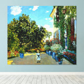 Artistisch huis in Argenteuil Canvas Afdruk (Insitu (Houten vloer))