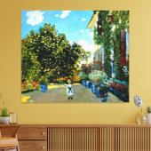 Artistisch huis in Argenteuil Canvas Afdruk (Insitu (Woonkamer))