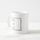 Artistisch Lijst Creëer uw eigen koffie-Mok Koffiemok (Voorkant links)