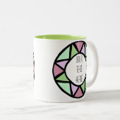 Artistisch Lijst Creëer uw eigen tweetone koffie-M Tweekleurige Koffiemok (Voorkant rechts)