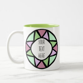 Artistisch Lijst Creëer uw eigen tweetone koffie-M Tweekleurige Koffiemok