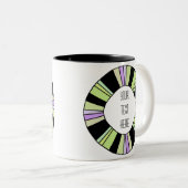 Artistisch Lijst Creëer uw eigen tweetone koffie-M Tweekleurige Koffiemok (Voorkant rechts)