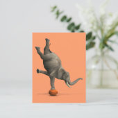 Artistisch olifant briefkaart (Staand voorkant)