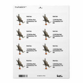 Artistisch olifant etiket (Full Sheet)