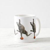 Artistisch olifant koffiemok (Voorkant rechts)