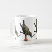 Artistisch olifant koffiemok (Voorkant links)